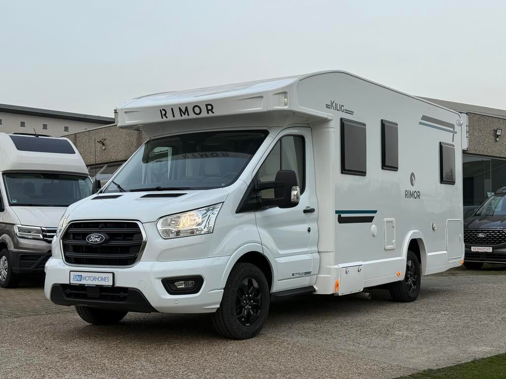 NOUVEAU MODÈLE FORD - RIMOR 77 KILIG PLUS - AUTOMATIQUE ! *, Caravanes & Camping, Camping-cars, Entreprise, jusqu'à 5, Semi-intégral