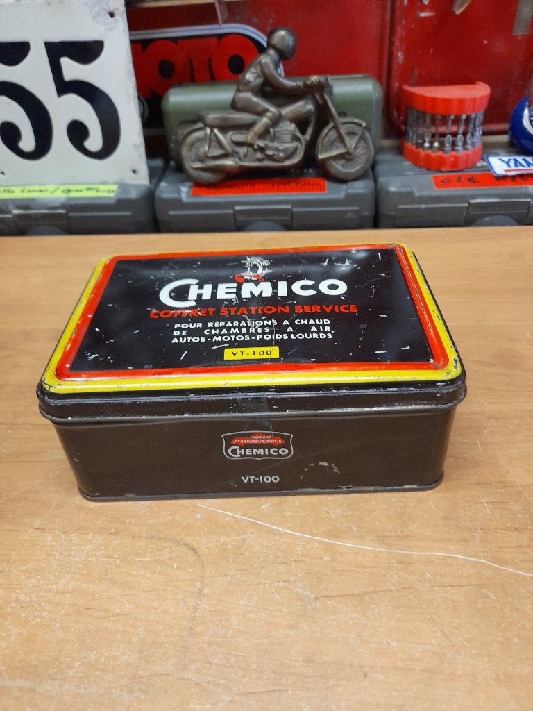 ancienne boite vide chemico vt100, Collections, Marques & Objets publicitaires, Utilisé, Autres types, Envoi