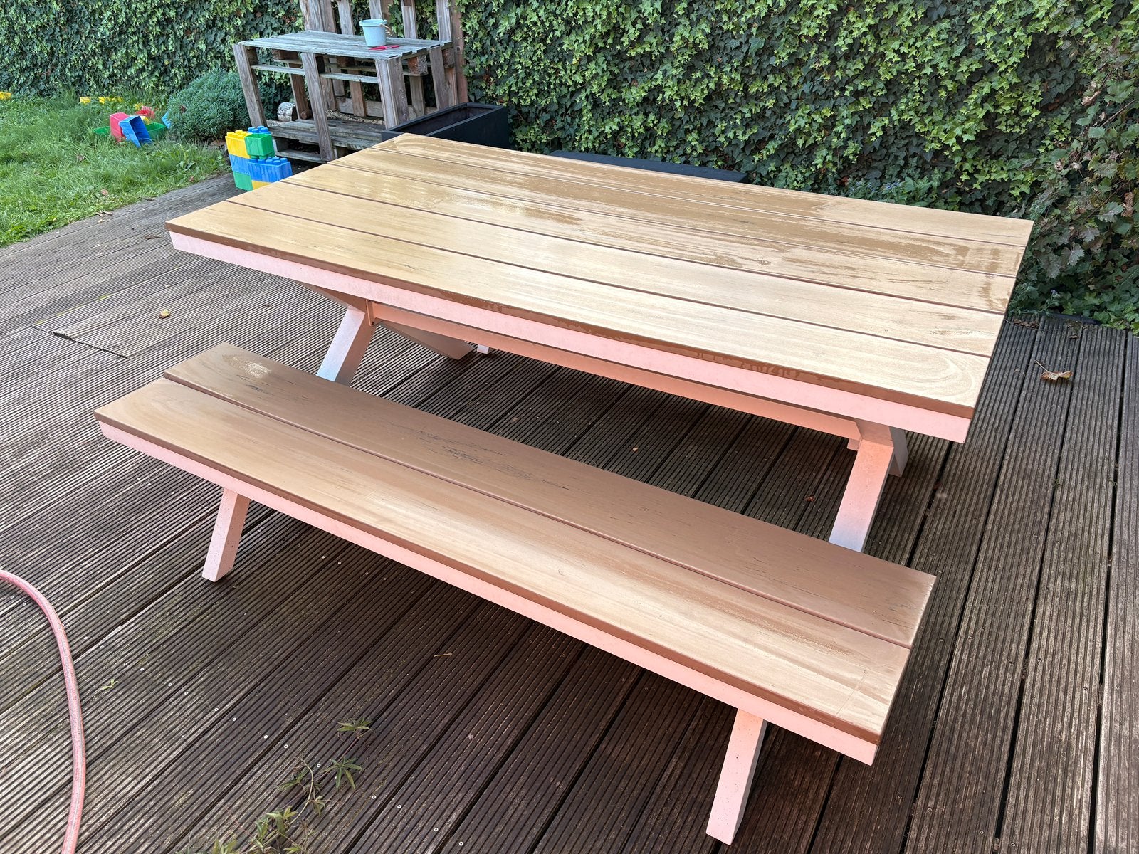 Tuintafel set, Tuin en Terras, Ophalen, Gebruikt