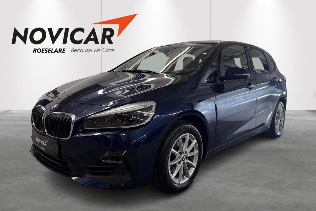 BMW 2 Reeks Active Tourer 218i (100kW), Auto's, Gebruikt, Zwart, 2 Reeks Active Tourer, 5 zetels