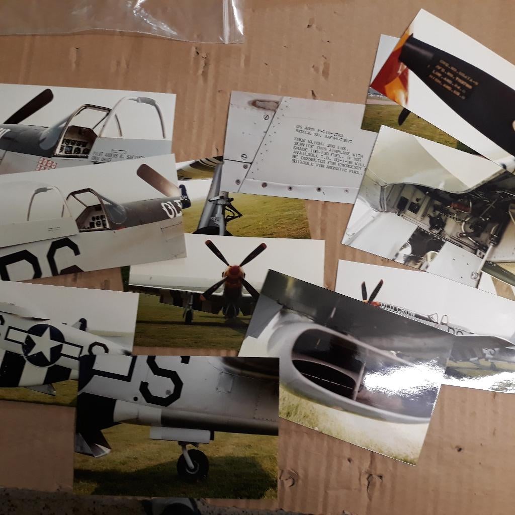 Detailfoto's P-51 Mustang "Old Crow", Enlèvement ou Envoi, Armée de l'air, Photo ou Poster