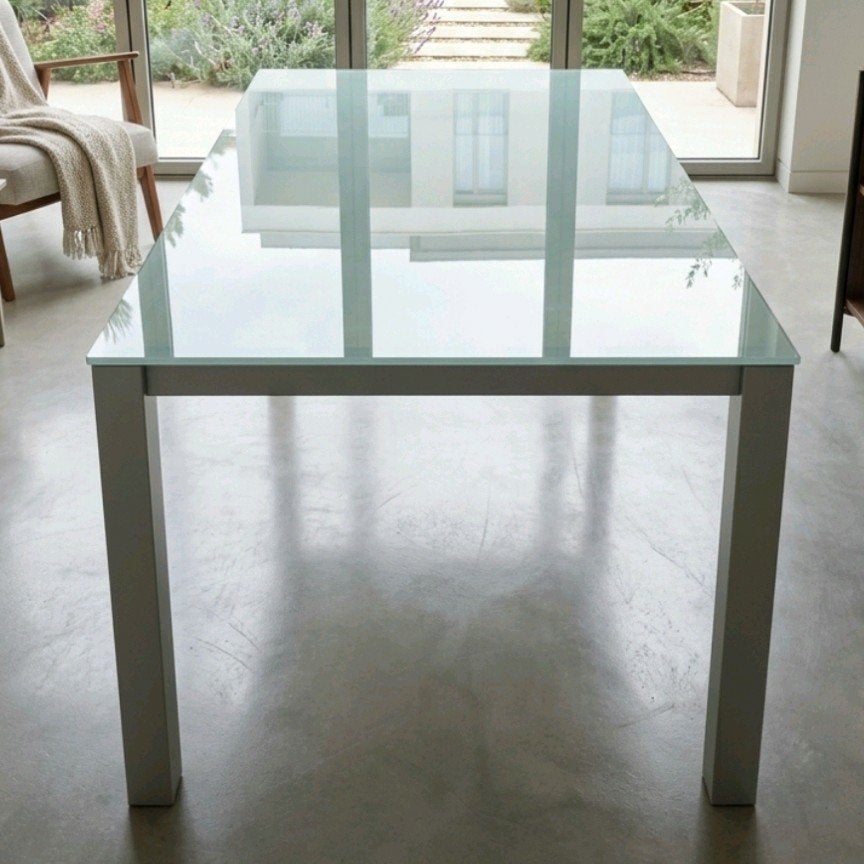 glazen tafel 150 x 90 x 77, Maison & Meubles, Enlèvement, Verre