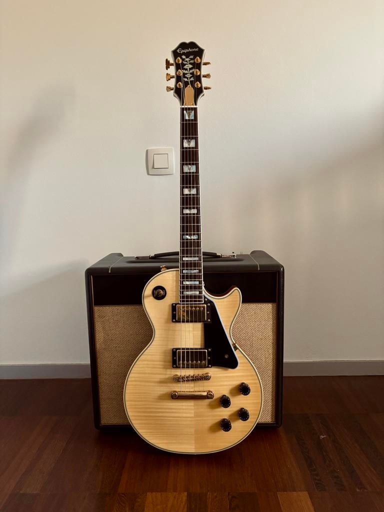 Epiphone Les Paul Custom 100th Anniversary, Musique & Instruments, Instruments à corde | Guitares | Électriques, Comme neuf, Solid body