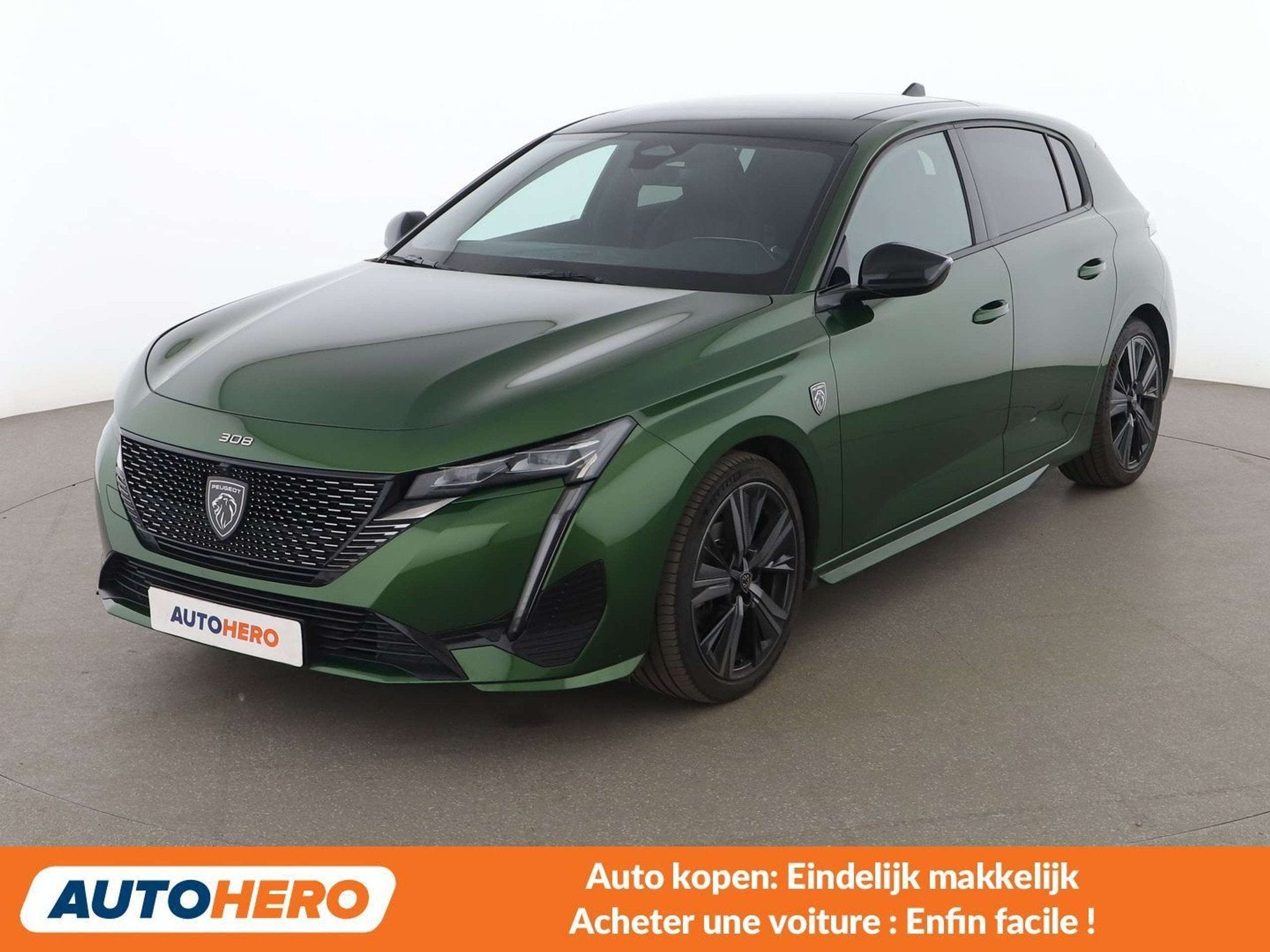 Peugeot 308 1.2 PureTech GT (bj 2023, automaat), Auto's, Gebruikt, 1199 cc, Leder, 5 deurs