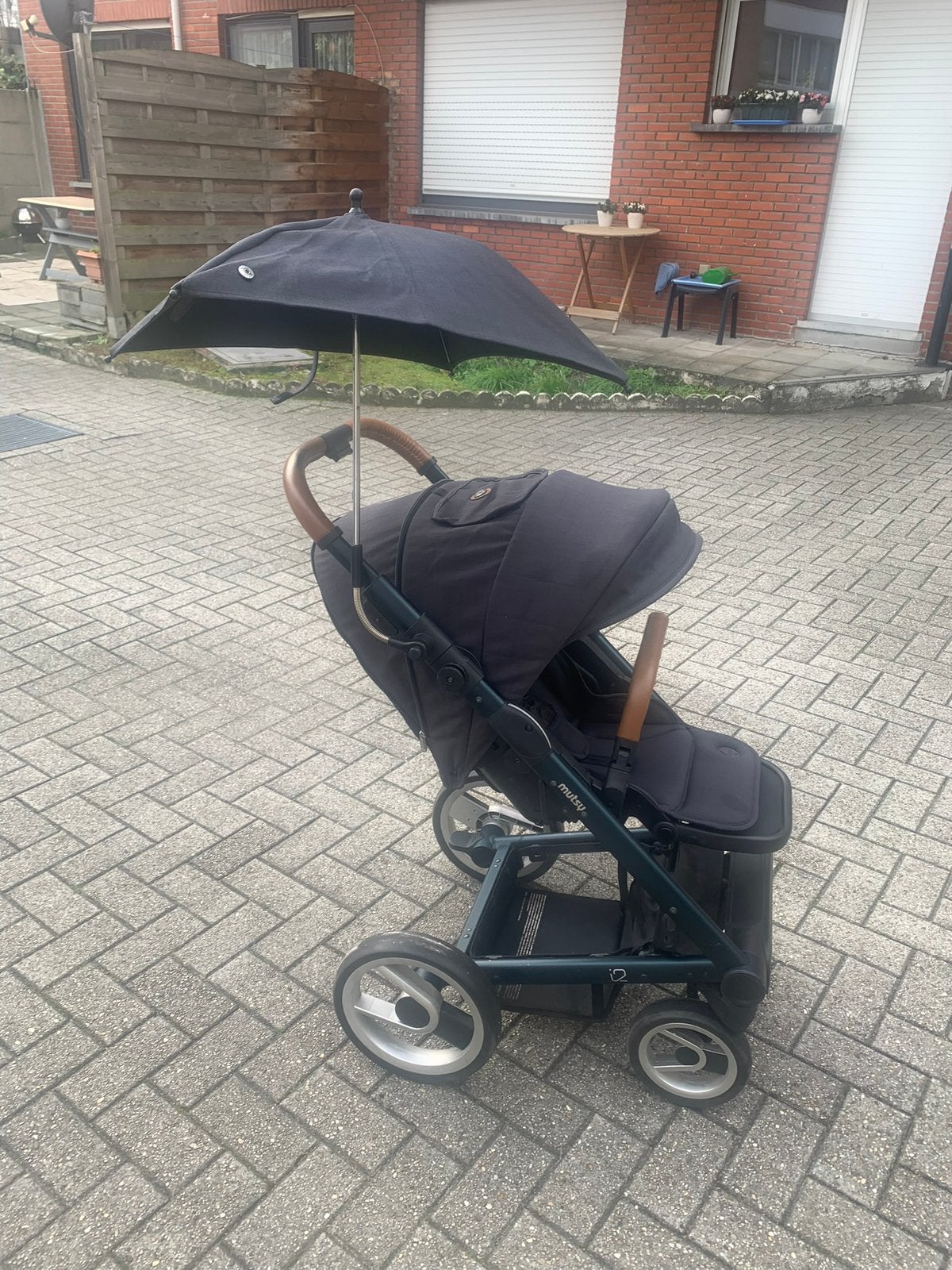 Ensemble complet poussette Mutsy Igo nacelle,poussette,acc, Enlèvement, Utilisé, Autres marques, Protection de pluie