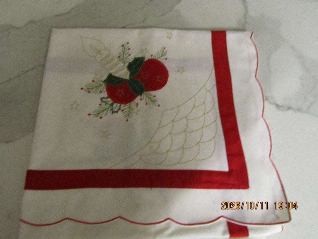 nappe de Noël, Enlèvement ou Envoi, Comme neuf