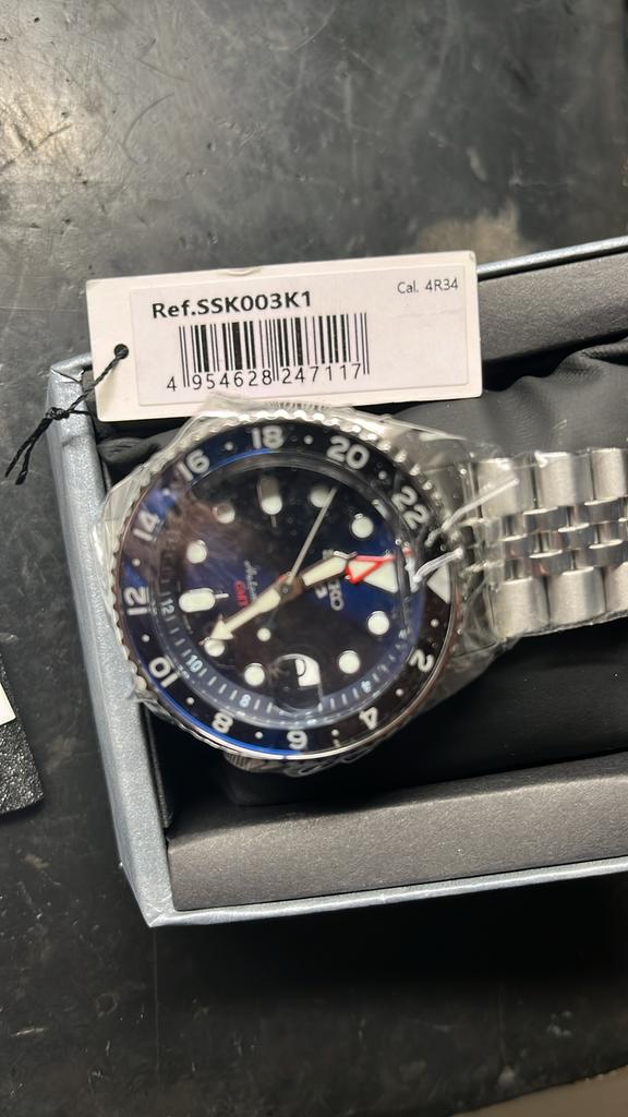 Seiko GMT SSK003K1 neuve., Ophalen, Zo goed als nieuw, Seiko