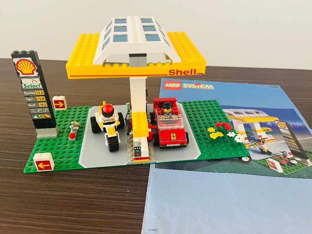 lego 1256 Shell service station, Enlèvement ou Envoi, Lego, Ensemble complet, Utilisé
