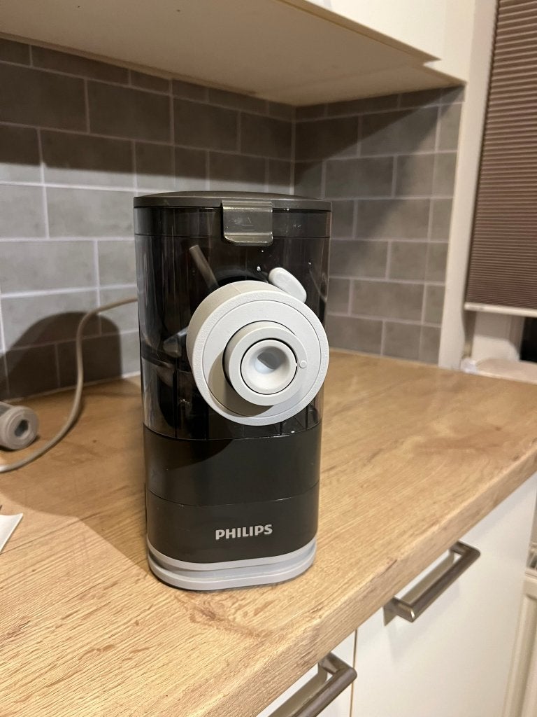 Philips Pasta Maker HR2334 – Perfecte staat, Verzenden, Zo goed als nieuw, Pastamachine, Grijs