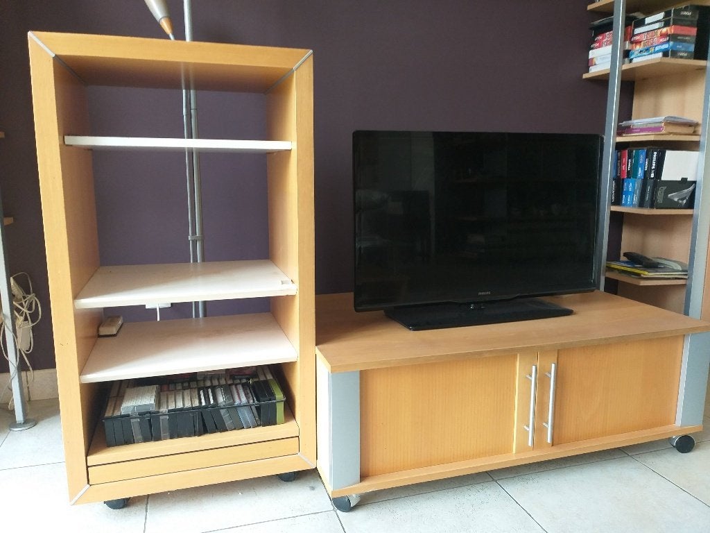 Meuble TV sur roulettes, Enlèvement, Comme neuf