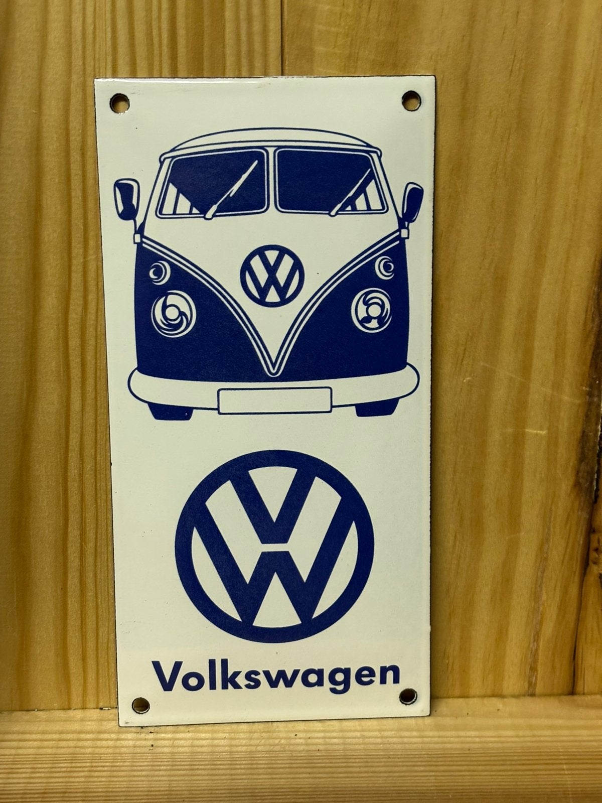 Plaque émaillée Volkswagen bus, Antiquités & Art, Enlèvement ou Envoi
