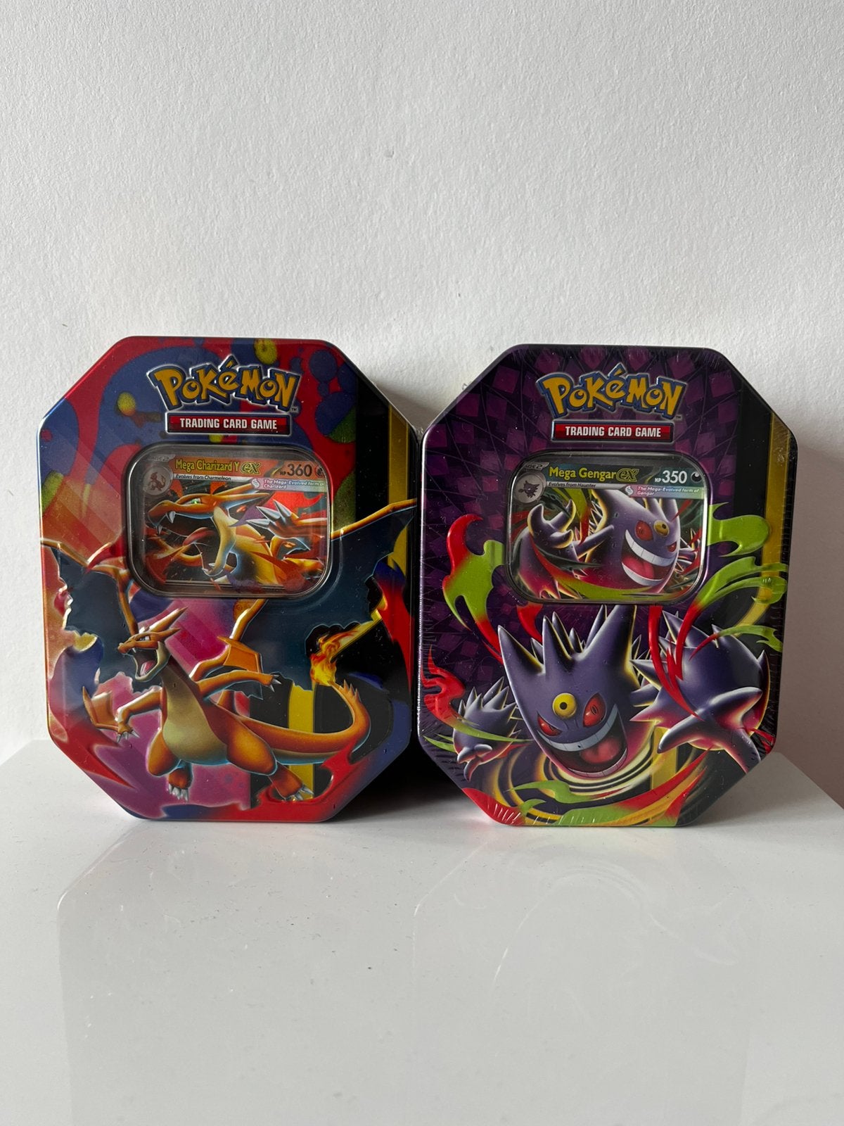 Boîte Pokémon Mega Charizard Y EX et Boîte Mega Gengar EX, Enlèvement ou Envoi, Neuf, Booster, Foil