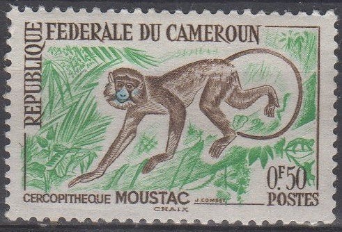 Cameroun - Knevelmeerkat, Enlèvement ou Envoi, Non oblitéré