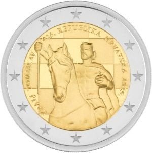 Pièce de 2 euros Croatie 2025 - Roi Tomislav - UNC, Enlèvement ou Envoi, Autres pays, 2 euros, Monnaie en vrac