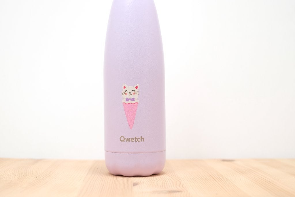 Bouteille Isotherme Qwetch – Édition Chat Glace  – Neuve, Enlèvement ou Envoi, Neuf