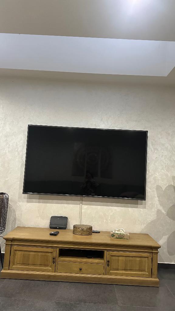 Eiken TV kast, Maison & Meubles, Armoires | Mobilier de télévision, Comme neuf, Moins de 100 cm, 200 cm ou plus, 75 cm ou plus