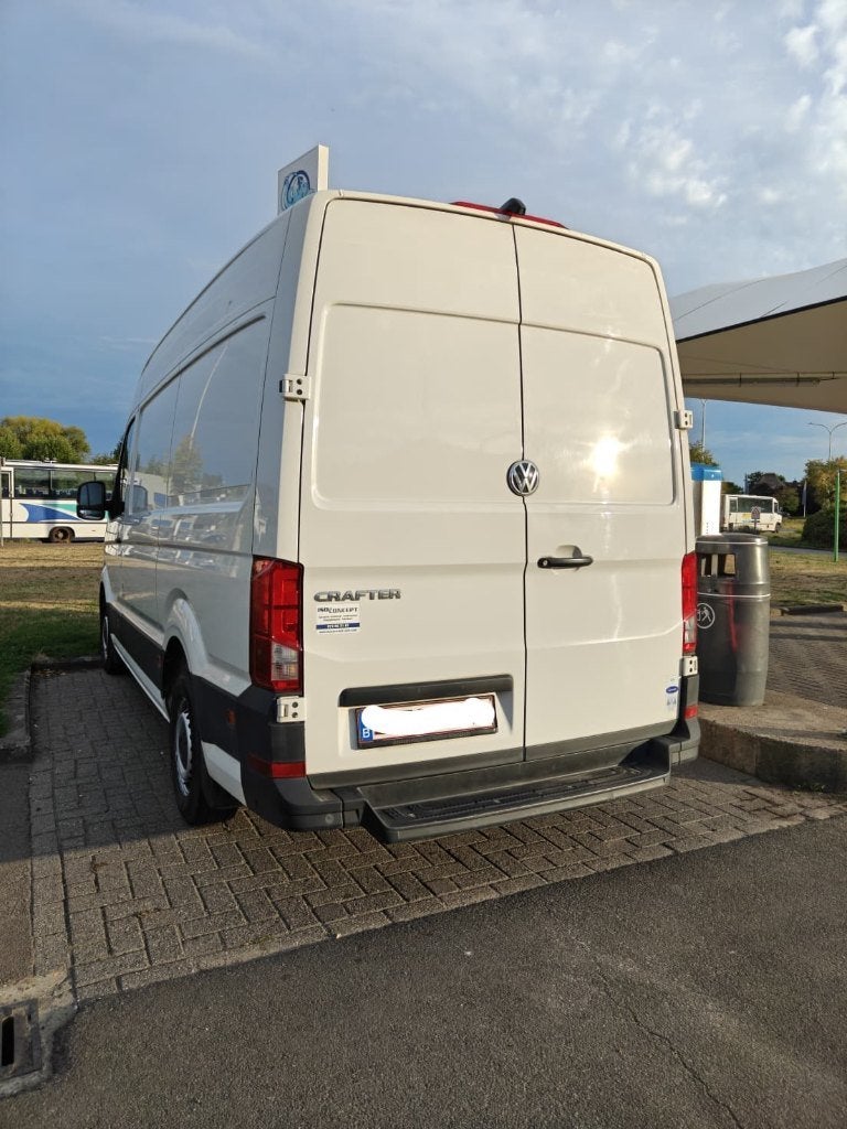 Koelwagen Volkswagen Crafter L3H3 177pk automaat, Auto's, Euro 6, Volkswagen, Wit, 202 g/km