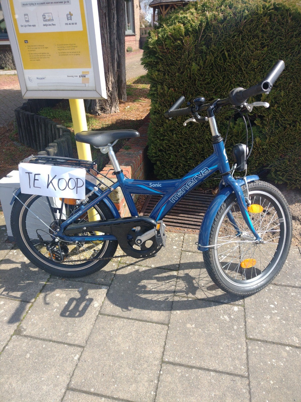 kinderfiets Minerva, Ophalen, Zo goed als nieuw, Velgrem, Versnellingen