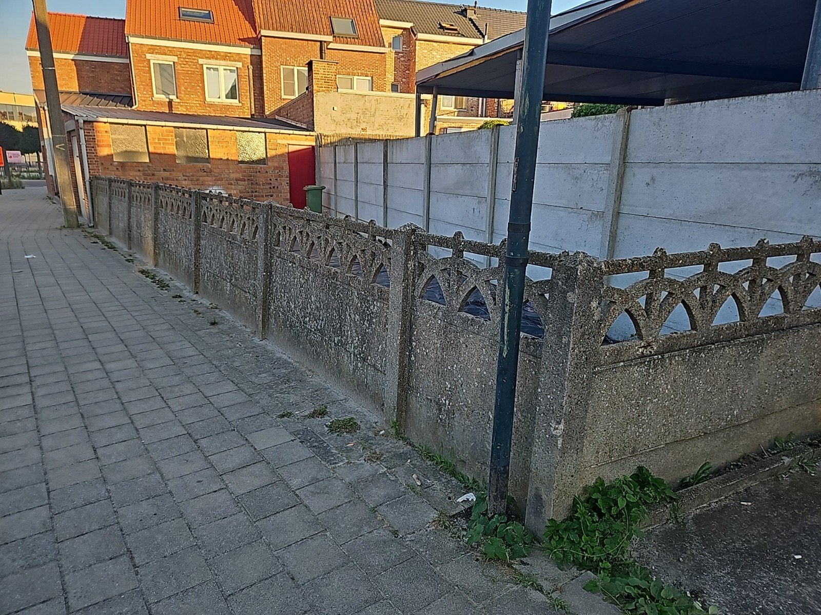 Gratis - omheining/betonen hek, Ophalen