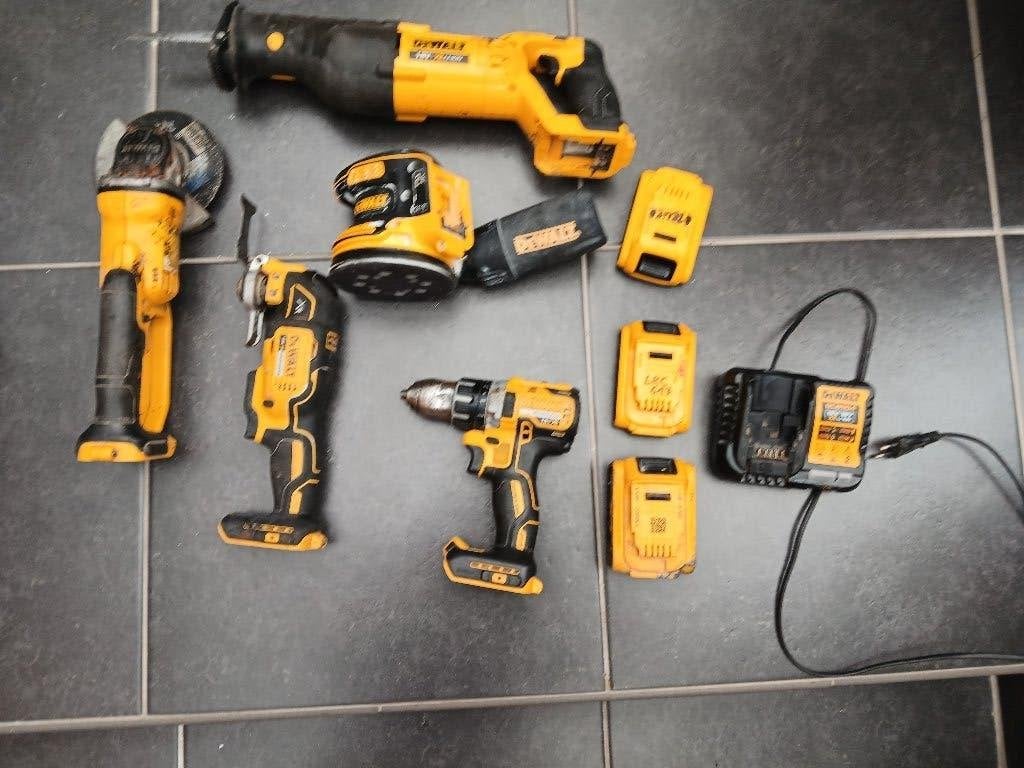 Dewalt : set accu machines, Ophalen, Gebruikt