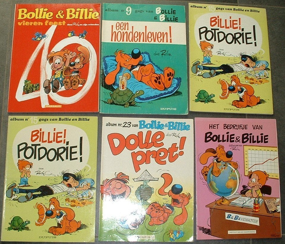 strips bollie en billie deel 1, Meerdere stripboeken, Ophalen of Verzenden, Roba Jean