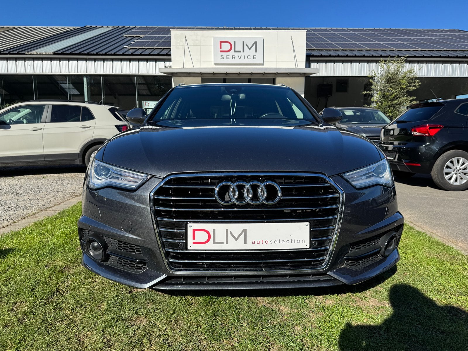 Audi A6 Avant Sline Stronic tdi 150Cv 171.000km, Argent ou Gris, Entreprise, Carnet d'entretien, Noir