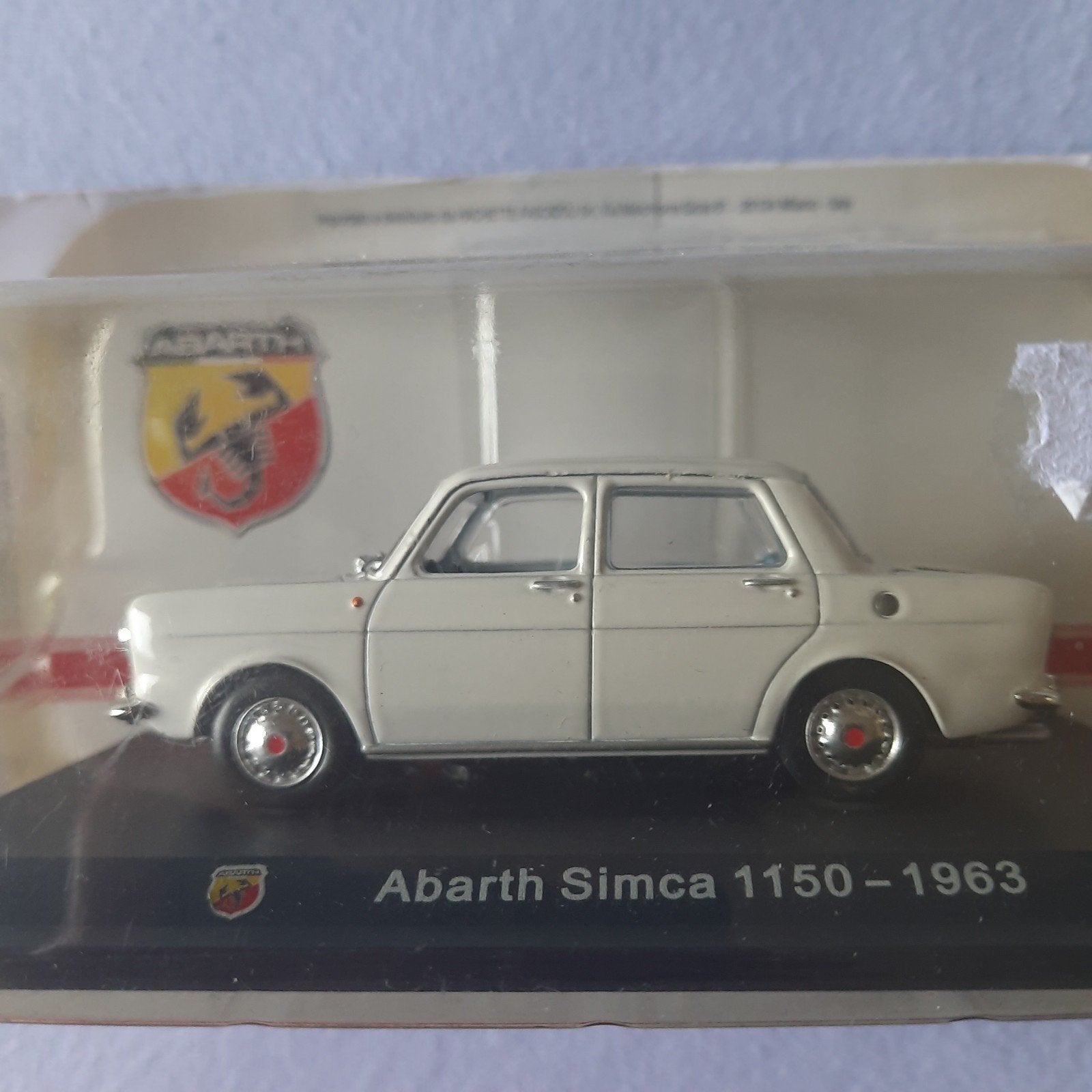 HACHETTE 1:43 * SIMCA ABARTH 1150-1963 *MENTHE *VINTAGE*, Enlèvement, Neuf, Voiture, Autres marques