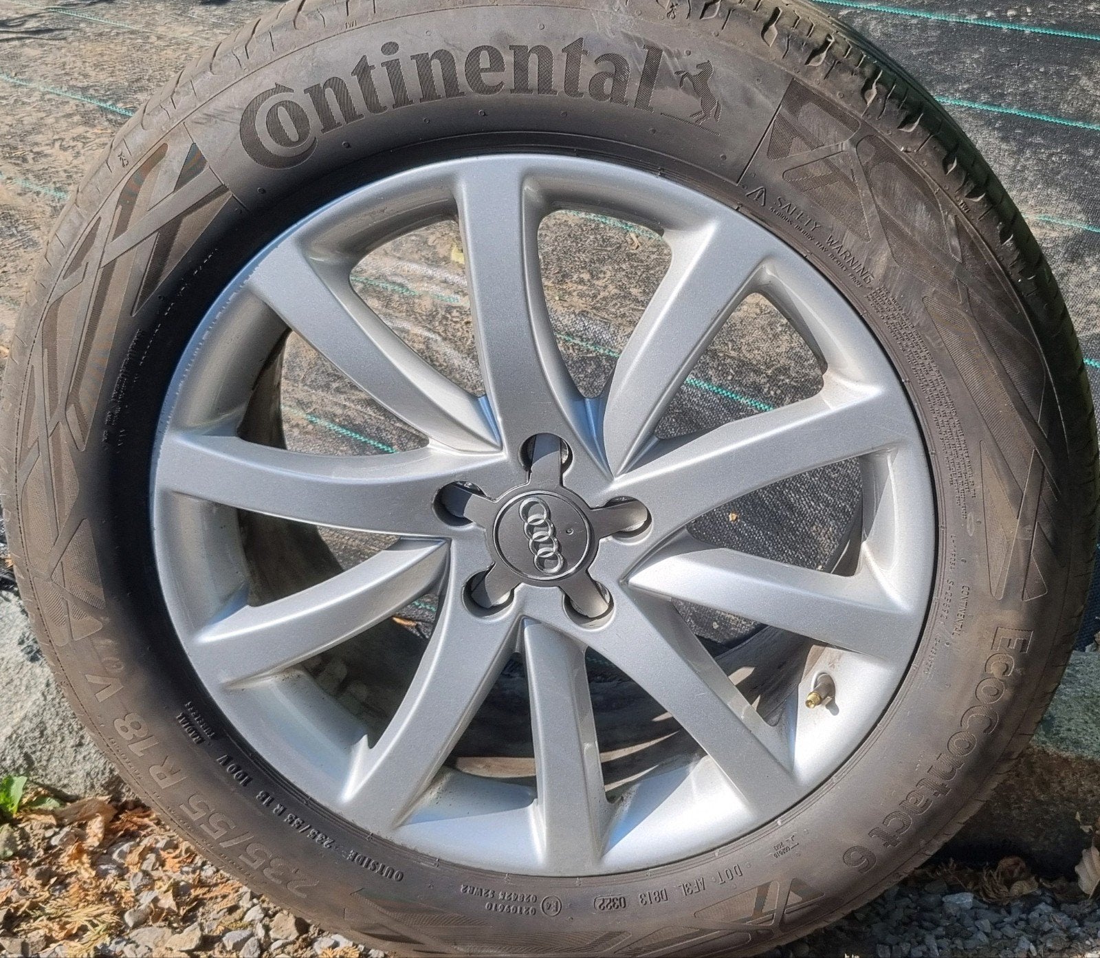 4 Jantes 5x112 en 8x18, pneus Continental en 235 55 18, Jante(s)