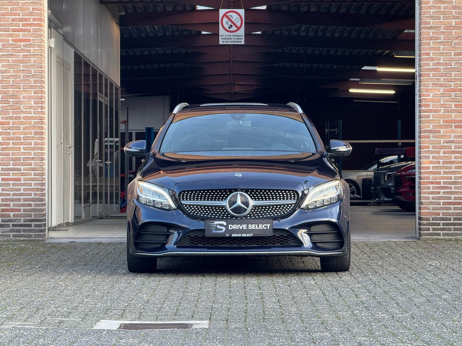 Mercedes-Benz C 180 T AMG | Virtual | 360 | LED, Auto's, Automaat, Achterwielaandrijving, 4 cilinders, Blauw