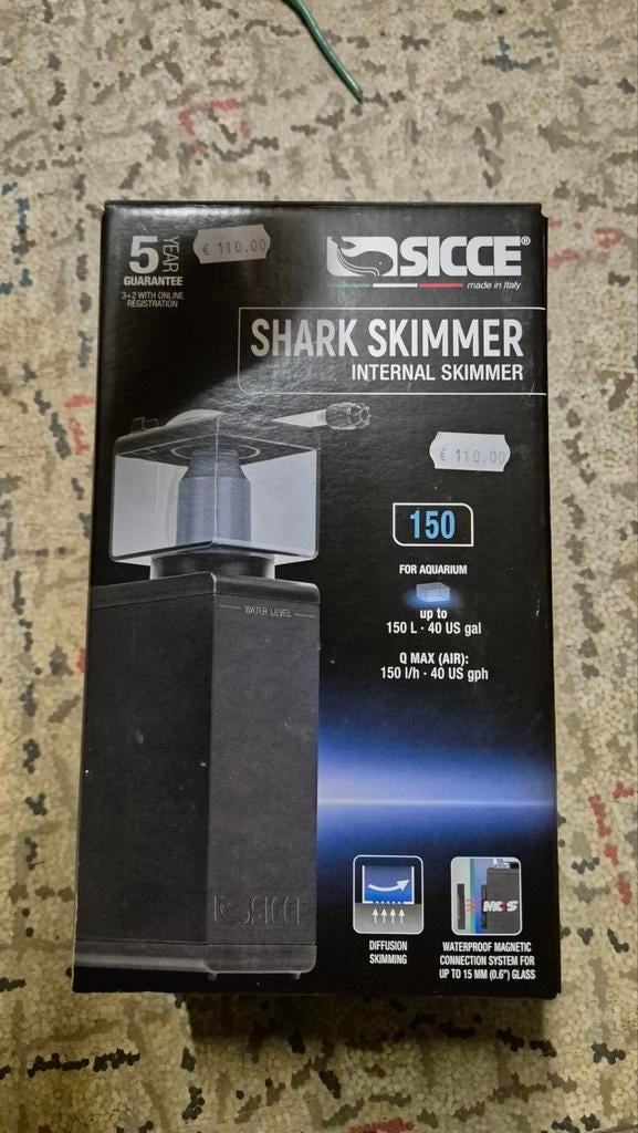 Sicce Shark 150 aquariumafschuimer, Dieren en Toebehoren, Ophalen of Verzenden