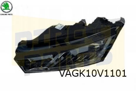 Skoda Octavia (6/20-) Koplamp Links (LED) Origineel! 5E49410, -, Verzenden, -, Nieuw