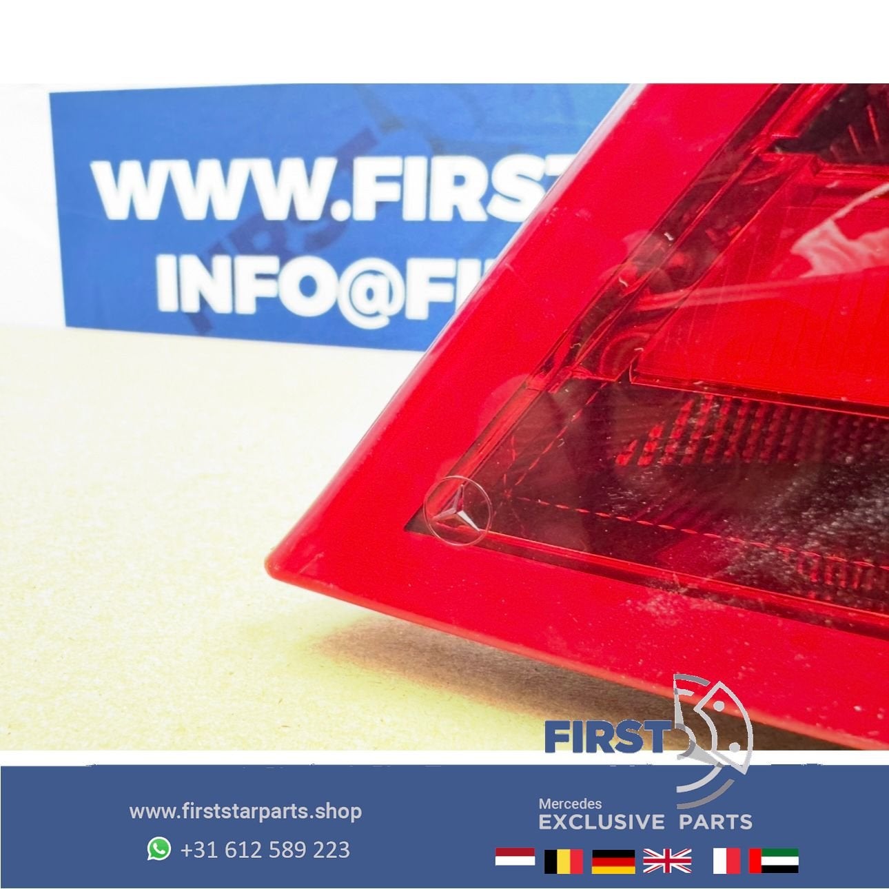 W204 C63 AMG ACHTERLICHT RECHTS A2048202764 FACELIFT LED ORI, Gebruikt, -, Ophalen of Verzenden, -