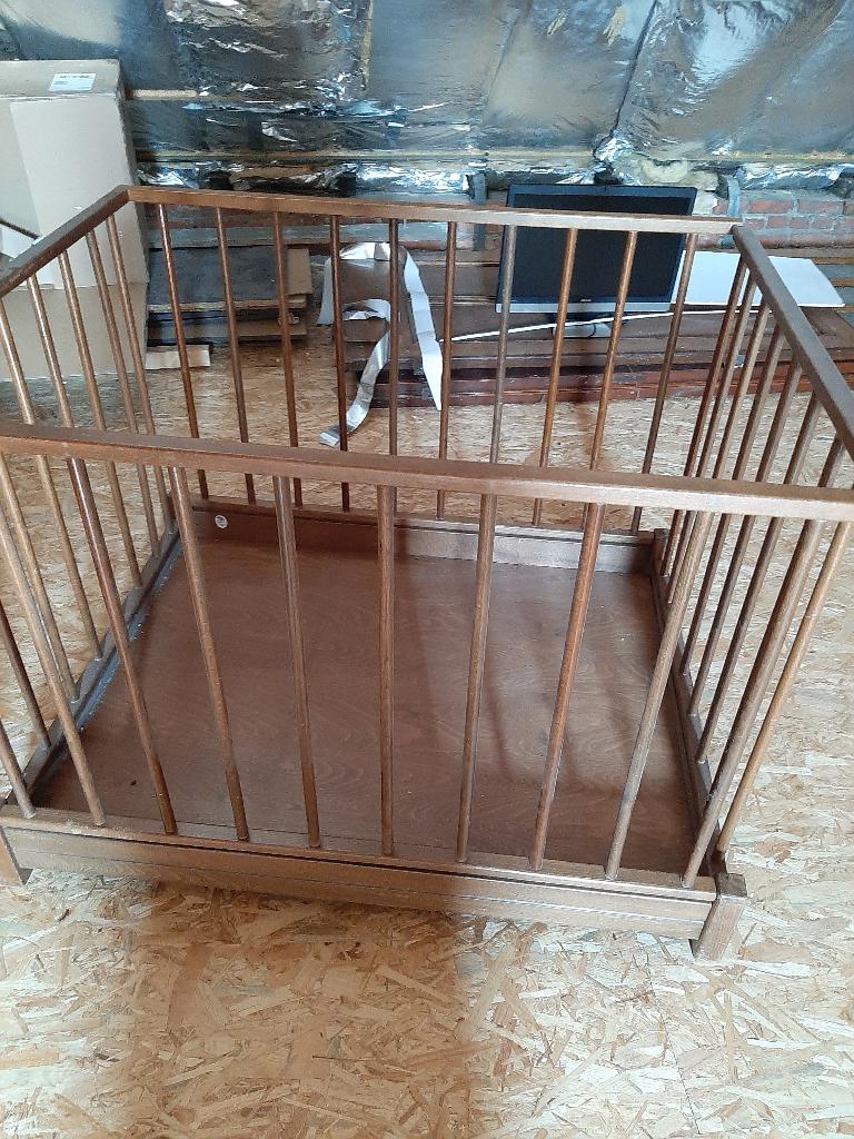 kinderbedje en babypark/box, Kinderen en Baby's, Ophalen, Gebruikt, Ledikant