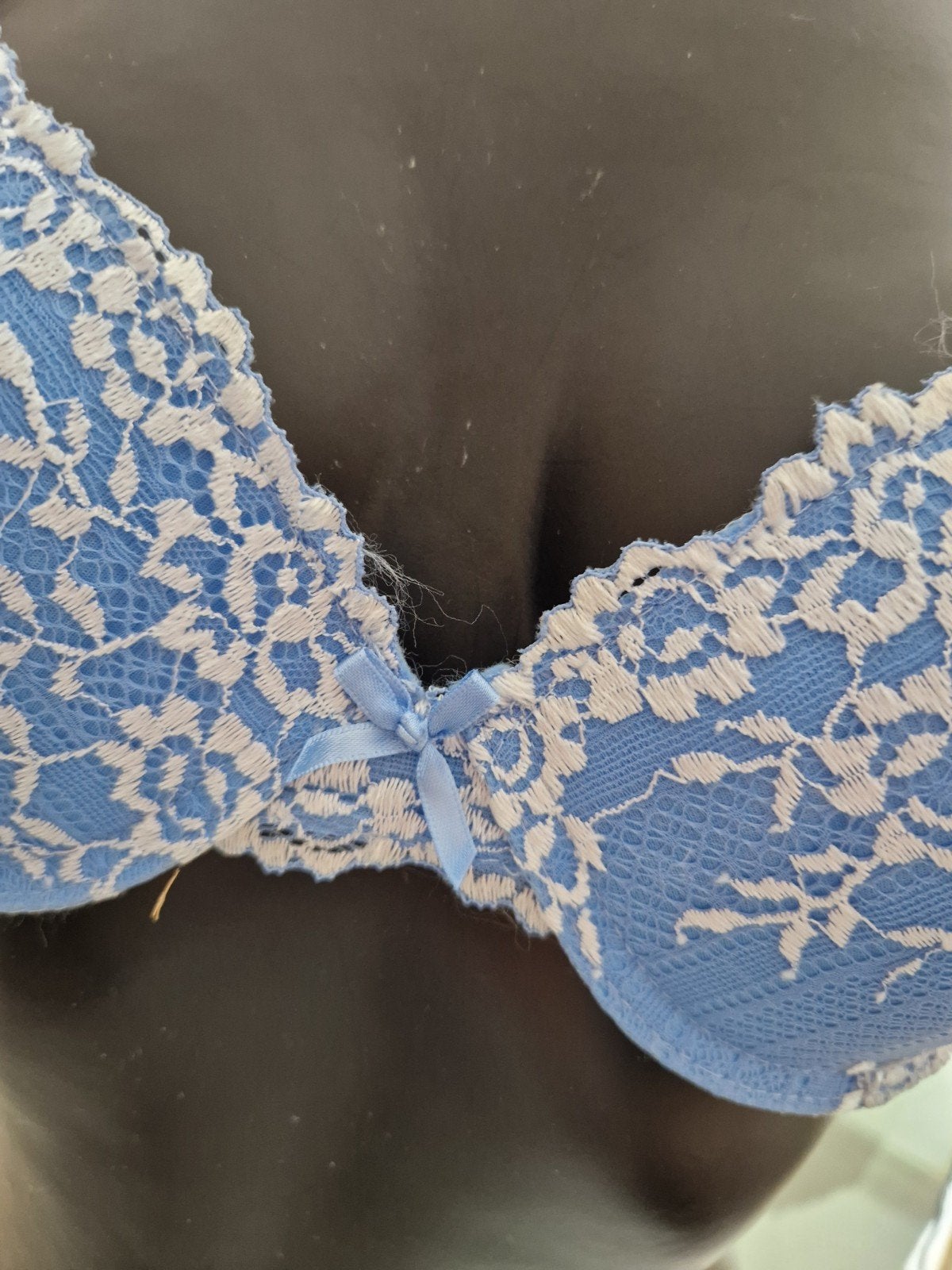 Soutien-gorge Manoukian neuf avec ét. 95C, Manoukian, Envoi, Bleu, Soutien-gorge