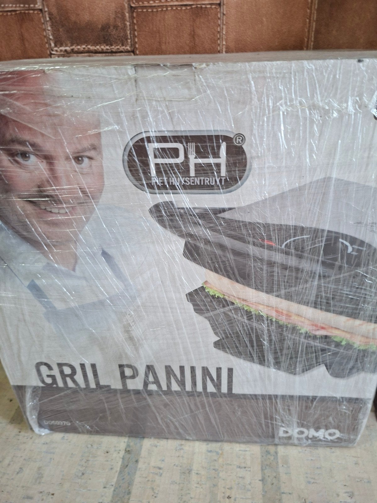 PH gril panini, Ophalen, Vaatwasmachinebestendig, Zo goed als nieuw, Tafelgrill