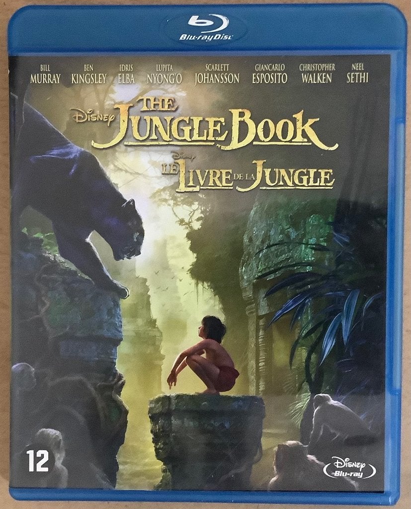 Disney The Jungle Book (2016) Blu-ray, CD & DVD, Enlèvement ou Envoi, Néerlandais, Film, Utilisé