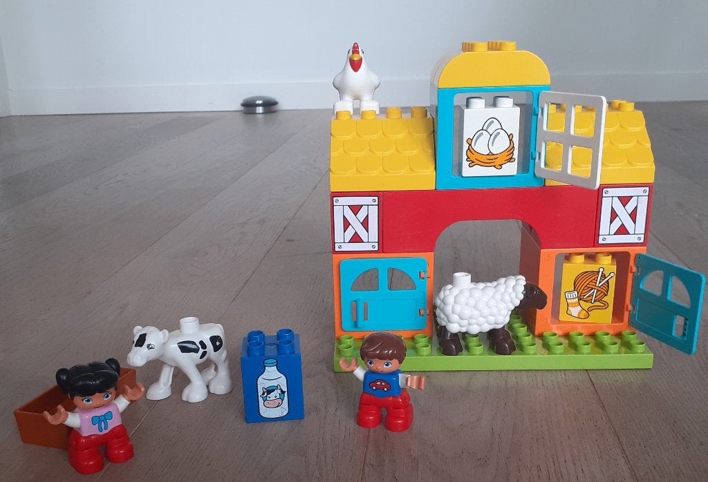Lego duplo boerderij set 10617, Kinderen en Baby's, Speelgoed | Duplo en Lego, Ophalen, Overige thema's, Zo goed als nieuw, Compleet