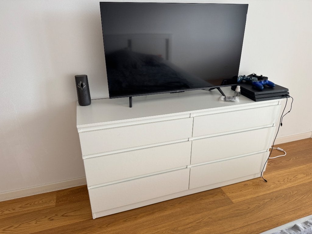 Complete  IKEA kasten, spiegel, eettafel en tv-meubel, Maison & Meubles, Enlèvement, Comme neuf, Autres matériaux