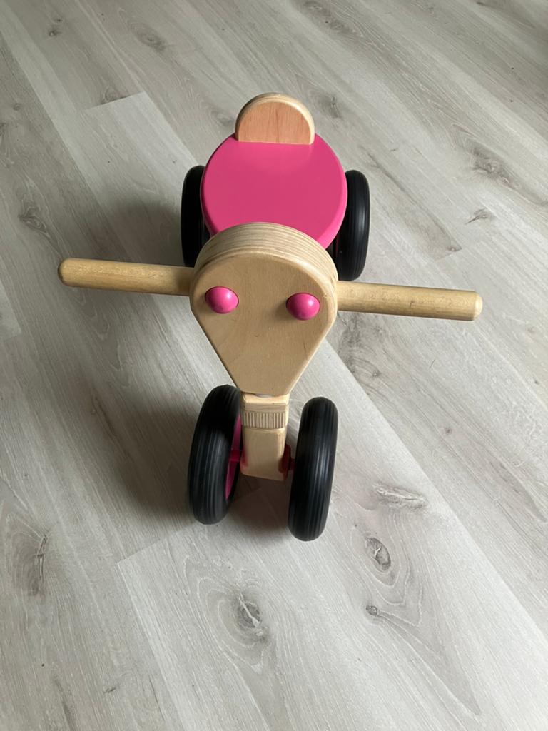 Houten loopfiets Van Dijk, Kinderen en Baby's, Speelgoed | Houten speelgoed, Ophalen