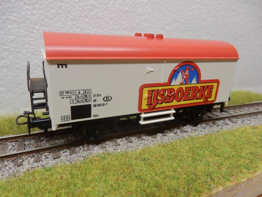 Marklin 4415-49 Belgische koelwagen OVP, Wisselstroom, Wagon, Ophalen of Verzenden, Zo goed als nieuw