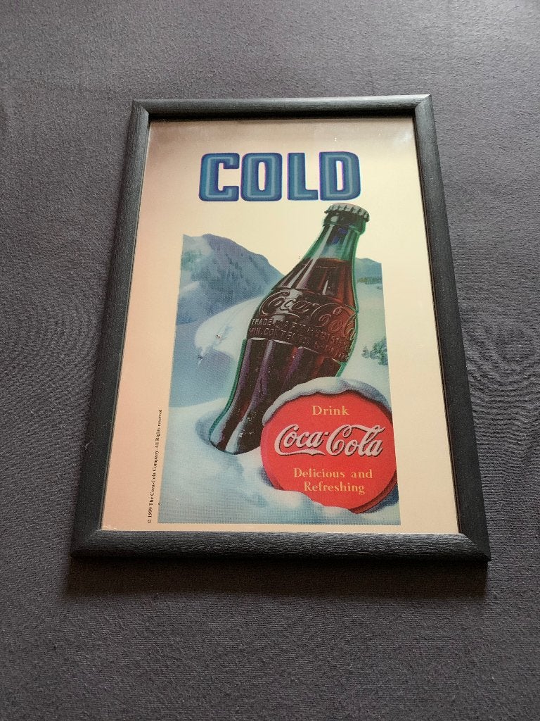 Coca Cola spiegel 22x 32 cm, Enlèvement, Rectangulaire, Moins de 50 cm, Moins de 100 cm