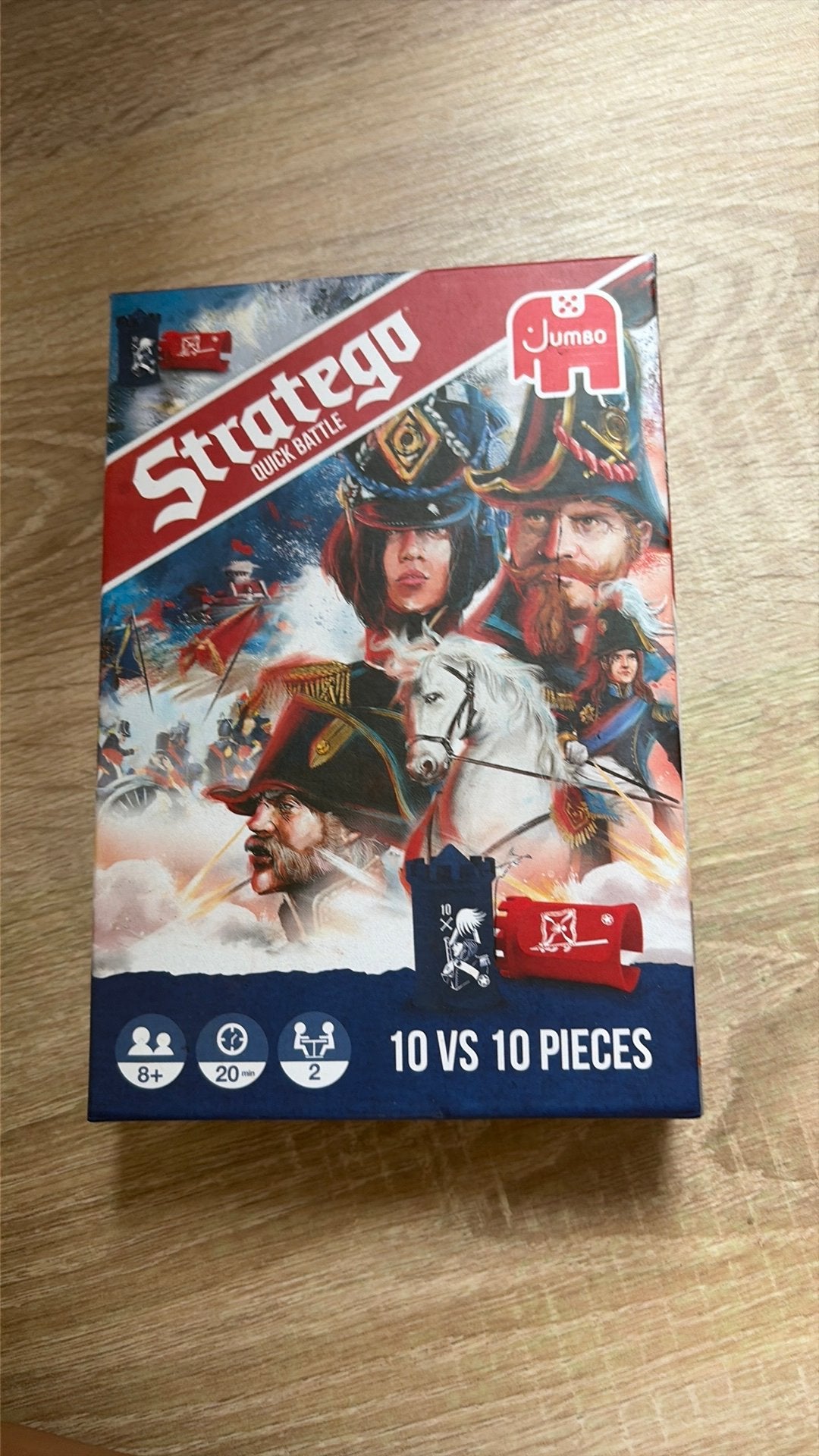 stratego, Vijf spelers of meer, Ophalen, Nieuw
