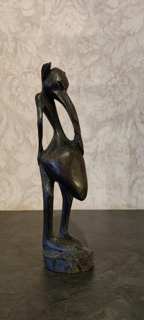Afrikaans beeldje, Antiek en Kunst, Kunst | Beelden en Houtsnijwerken, Hout, Afrika, Ophalen