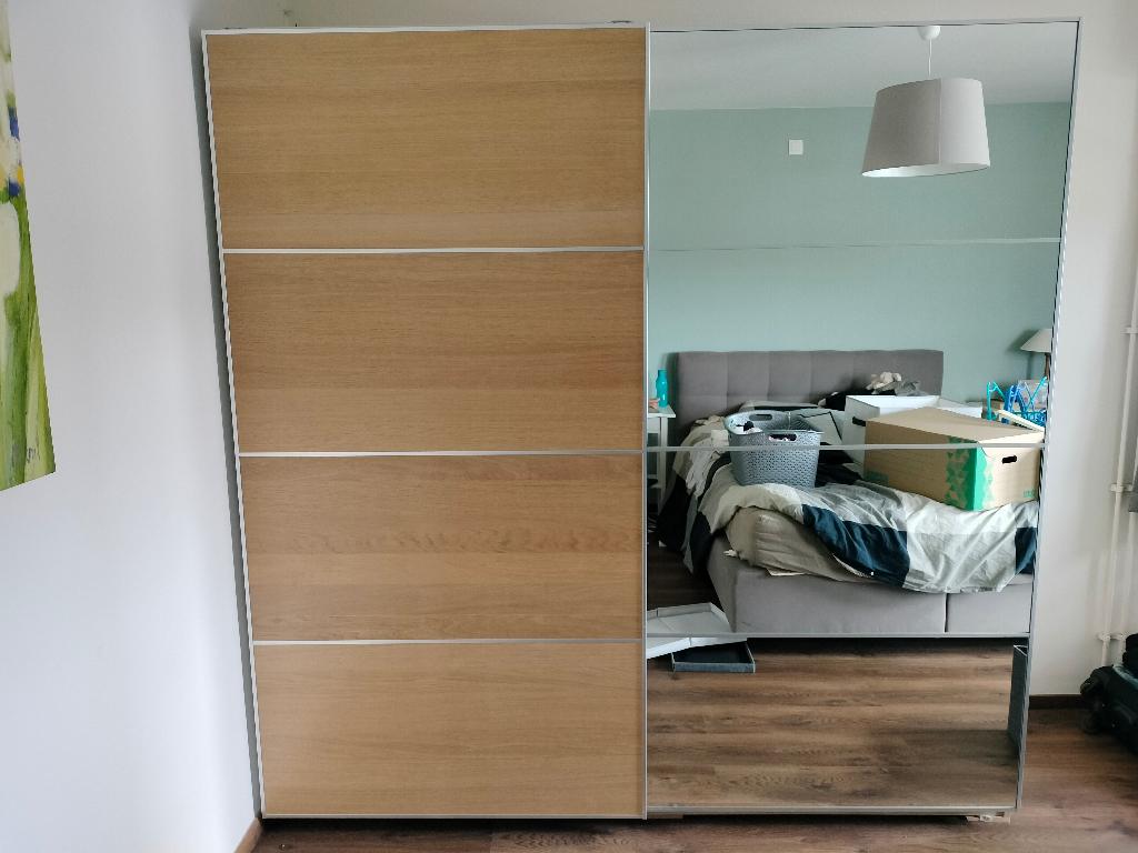 Kleerkast pax Ikea, Ophalen, Met deur(en), Gebruikt, 200 cm of meer