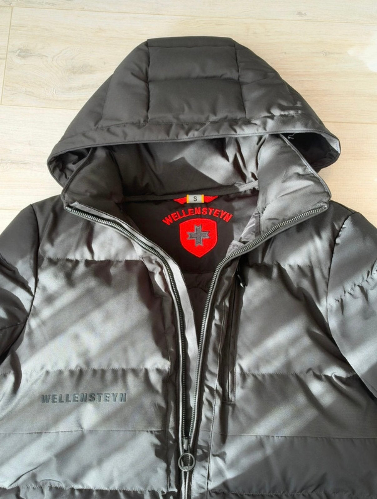 Wellensteyn Royalm Winterjas - Zwart, Maat S, Kleding | Heren, Verzenden, Zo goed als nieuw, Maat 46 (S) of kleiner, Zwart