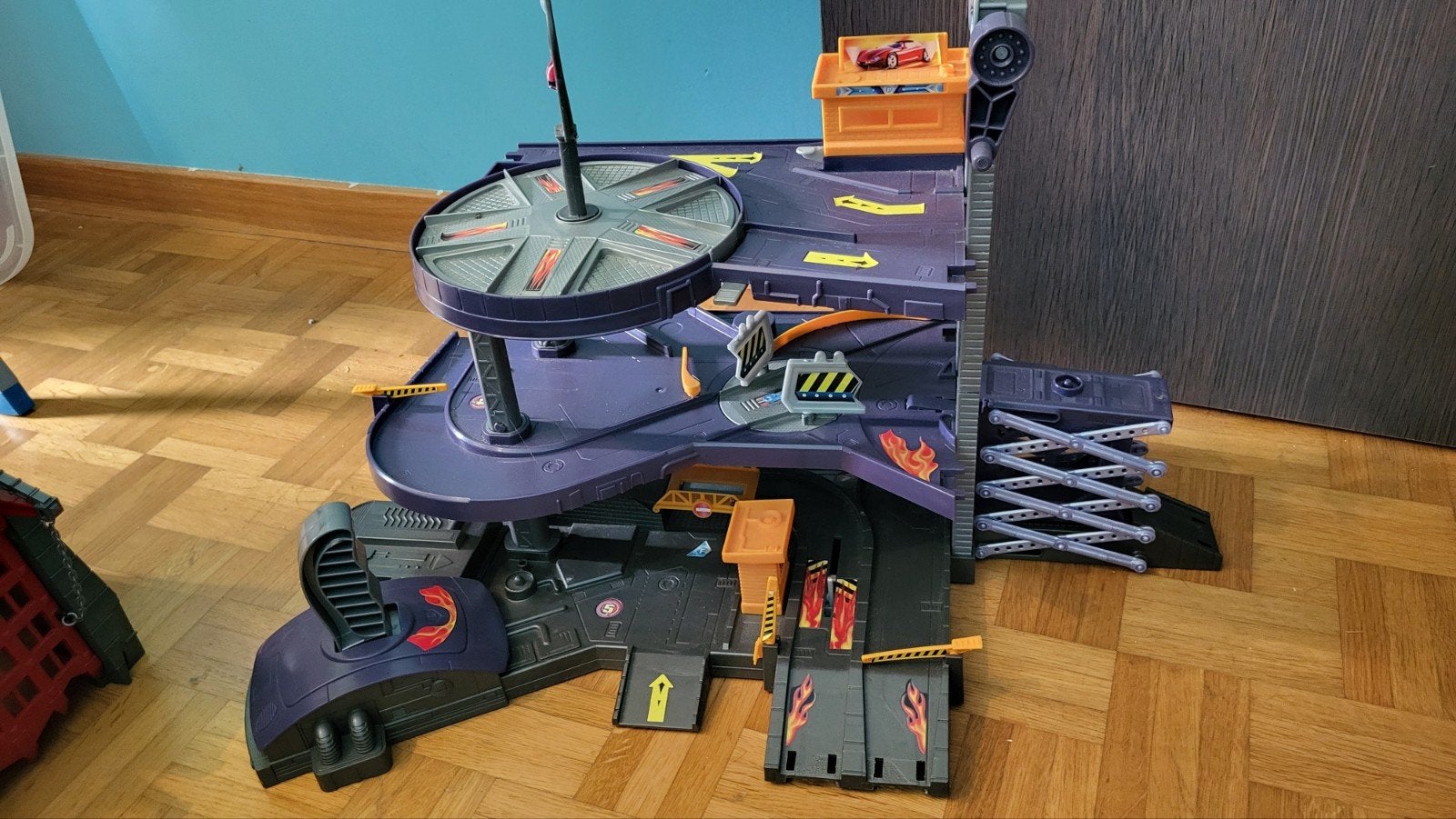 Hot Wheels garage, racebanen en auto's, Ophalen, Hot Wheels