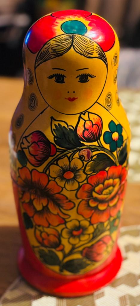 Authentieke matroesjka-pop Sovjet-Unie, Verzamelen, Poppetjes en Figuurtjes, Zo goed als nieuw, Ophalen of Verzenden