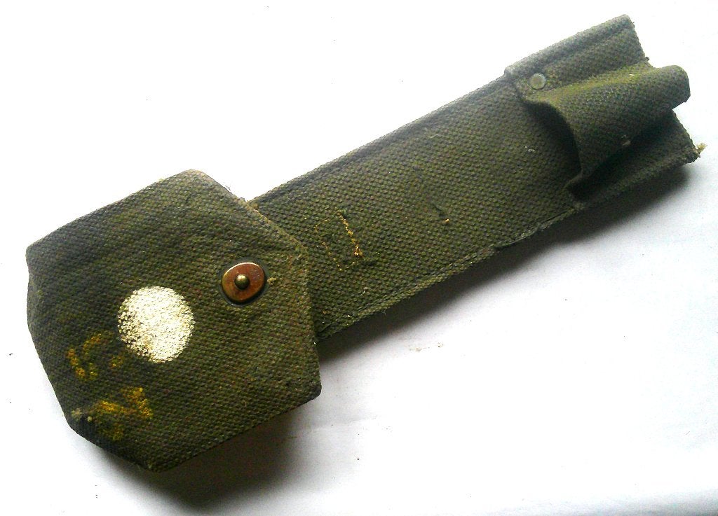 Étui ABL en webbing pour outil (piochon), Verzamelen, Verzenden, Landmacht, Overige typen