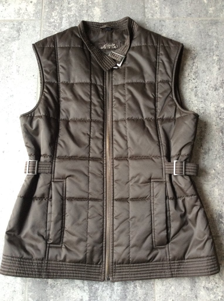 Bodywarmer E5 38/40, Bruin, Ophalen of Verzenden, Zo goed als nieuw, Maat 38/40 (M)
