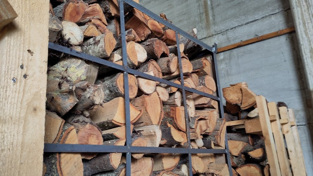 Brandhout / haardhout droog opgeslagen - meerdere m³, 3 tot 6 m³, Ophalen, Blokken